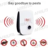 Ultrasonic Pest Repeller - Protection Électronique Contre les Rongeurs et Insectes