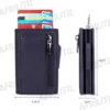Future Wallet - Porte-cartes Pop-up en Aluminium avec Protection RFID
