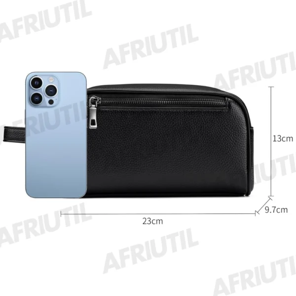 Pochette homme élégante avec bracelet