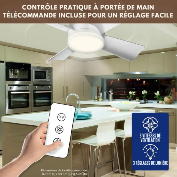 Ventilateur-Lumière Intelligent